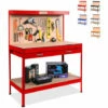 STARK Ensemble établi Et Râtelier Avec Tiroir Pour Garage Atelier Max 120x60x150 Cm | Rouge -Haverland Soldes Boutique 12210856 1