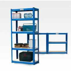 STARK Etagère De Rangement Métallique Modulable 150x70x30 Cm 5 étages Charge Max. 950 Kg Element