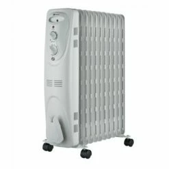 Haverland NYEC-11 - Radiateur Bain Huile Portable 3 Puissances 1000/1300/2300W