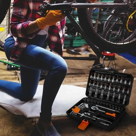 STARK Caisse à Outils Avec Clés à Douille Tournevis à Cliquet Et écrous Hexagonaux 99 Pièces Hx 7 STARK Caisse à Outils Avec Clés à Douille Tournevis à Cliquet Et écrous Hexagonaux 99 Pièces Hx – Image 5