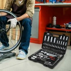 STARK Caisse à Outils Pour Clés à Douille Tournevis à Cliquet Et écrous Hexagonaux 199 Pièces Mx -Haverland Soldes Boutique 15896491 4