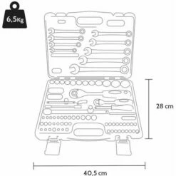 STARK Caisse à Outils Avec Clé à Cliquet Clé à Douille 399 Pièces Rx -Haverland Soldes Boutique 15896496 5