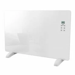 Haverland CHRISTA-20 Convecteur Electrique Mobile Verre Blanc 2000W | Programmable | Touchscreen, Ecran LCD, Télécommande, Timer