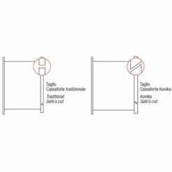 Coffre Fort à Emmurer Serrure à Clef Série 1200 STARK 1202 - 360x230x195mm -Haverland Soldes Boutique 62276923 3
