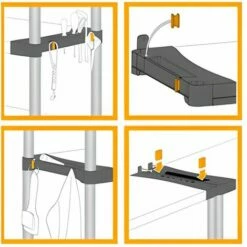 STARK Etagères De Rangement 3 étagères Extérieur Jardin Garage Cave Rack -Haverland Soldes Boutique 77552490 3