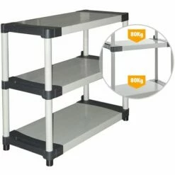 STARK Etagères De Rangement 3 étagères Extérieur Jardin Garage Cave Rack -Haverland Soldes Boutique 77552490 4