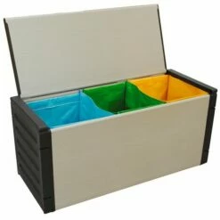 STARK Coffre Externe Avec 3 Sacs Poubelles Séparés Clear