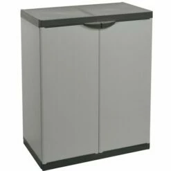 STARK Meuble De Jardin Extérieur Polyvalent En Résine 2 Portes Avec étagère Tord -Haverland Soldes Boutique 81623744 3